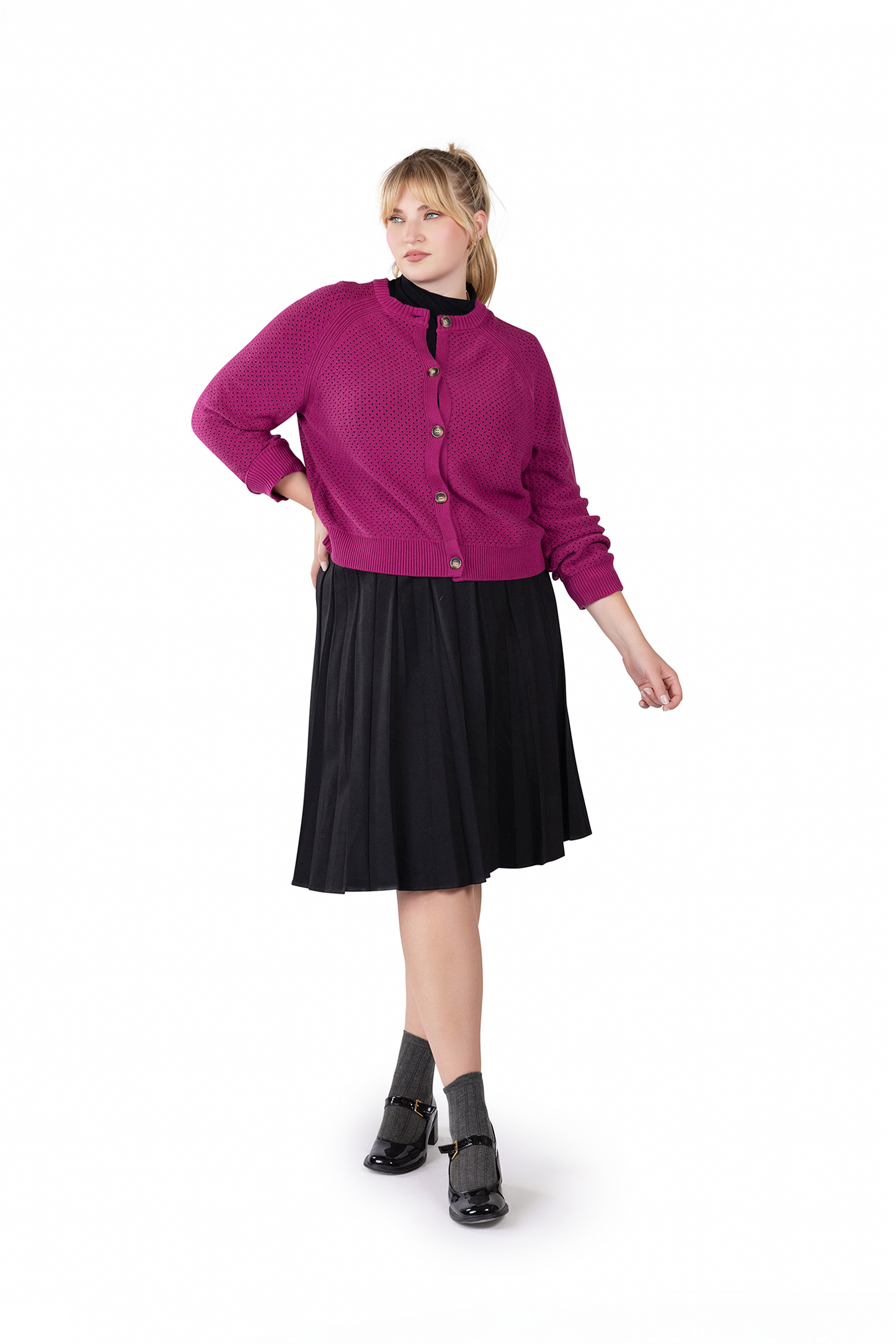 CODE APPAREL - STAPLE CARDIGAN