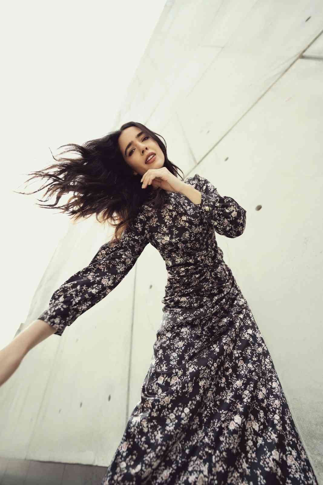 CLARA DRESS - BLACK FLORAL