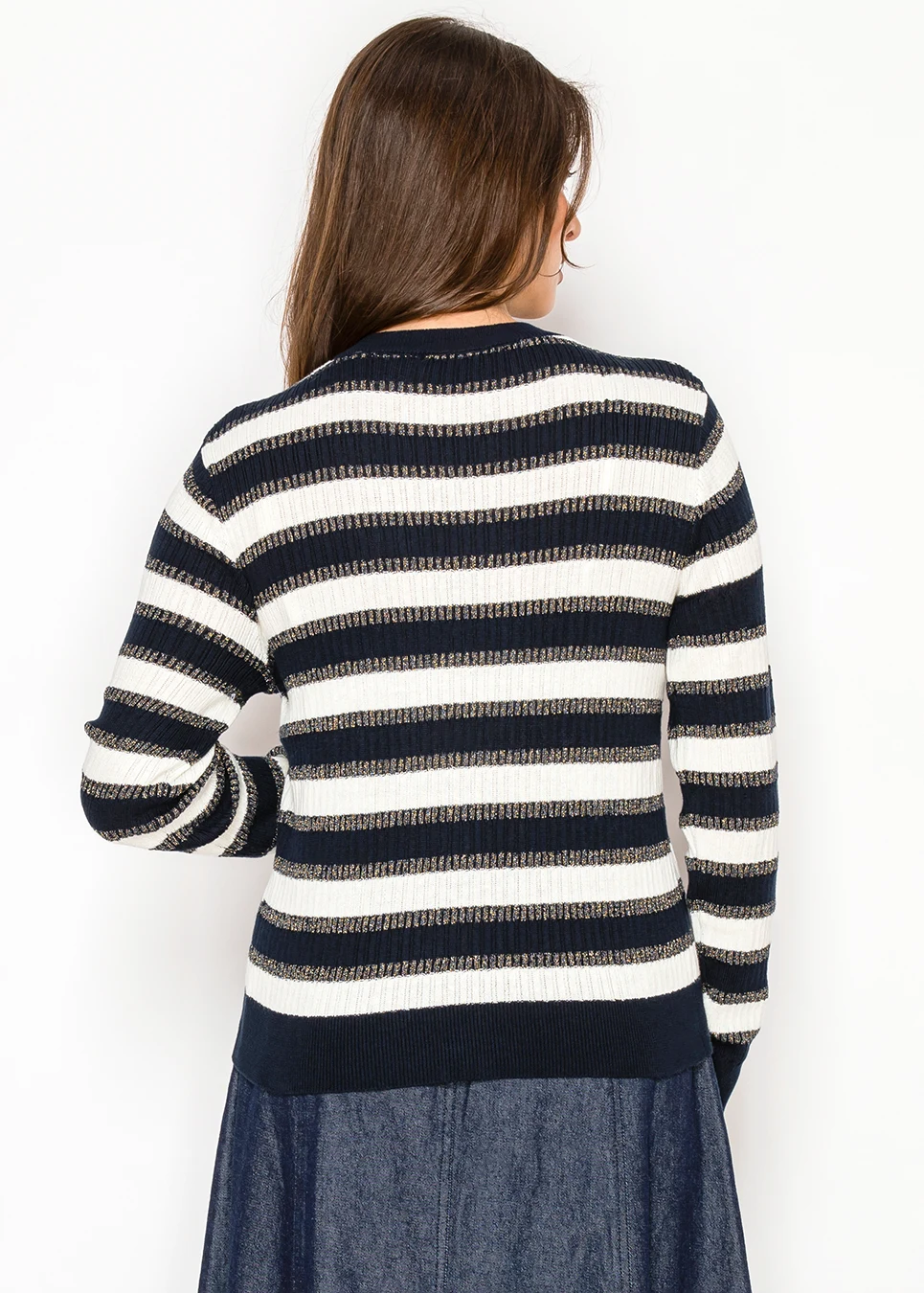 YAL - STRIPED SHIMMER CARDI
