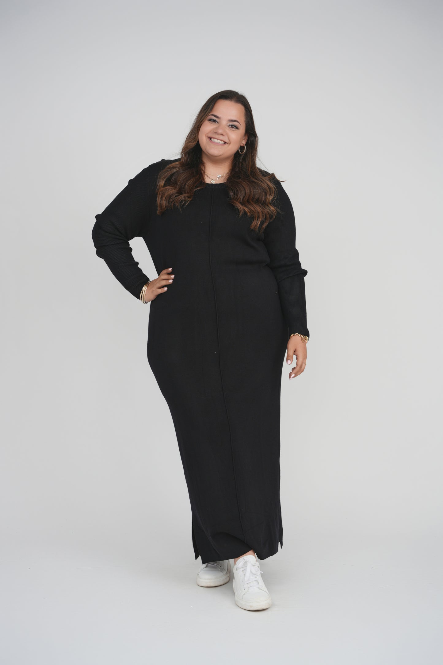 MAYAS - SWEATER MAXI DRESS