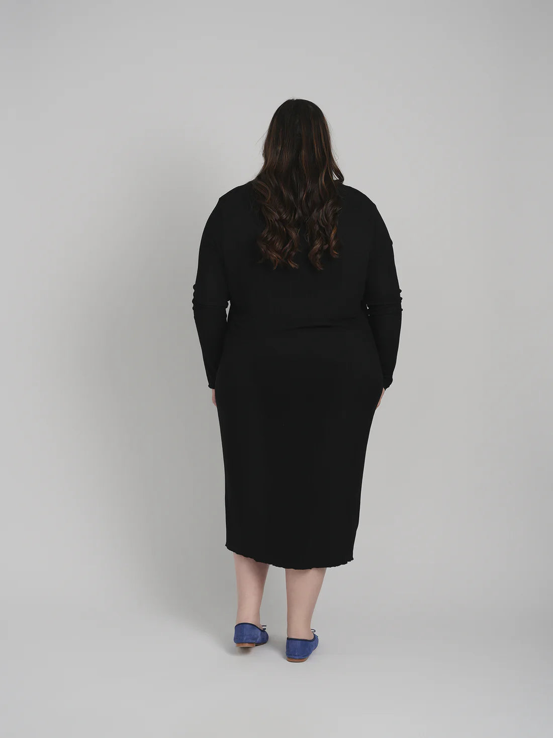 MAYAS - RIBBED BUTTON DOWN DRESS