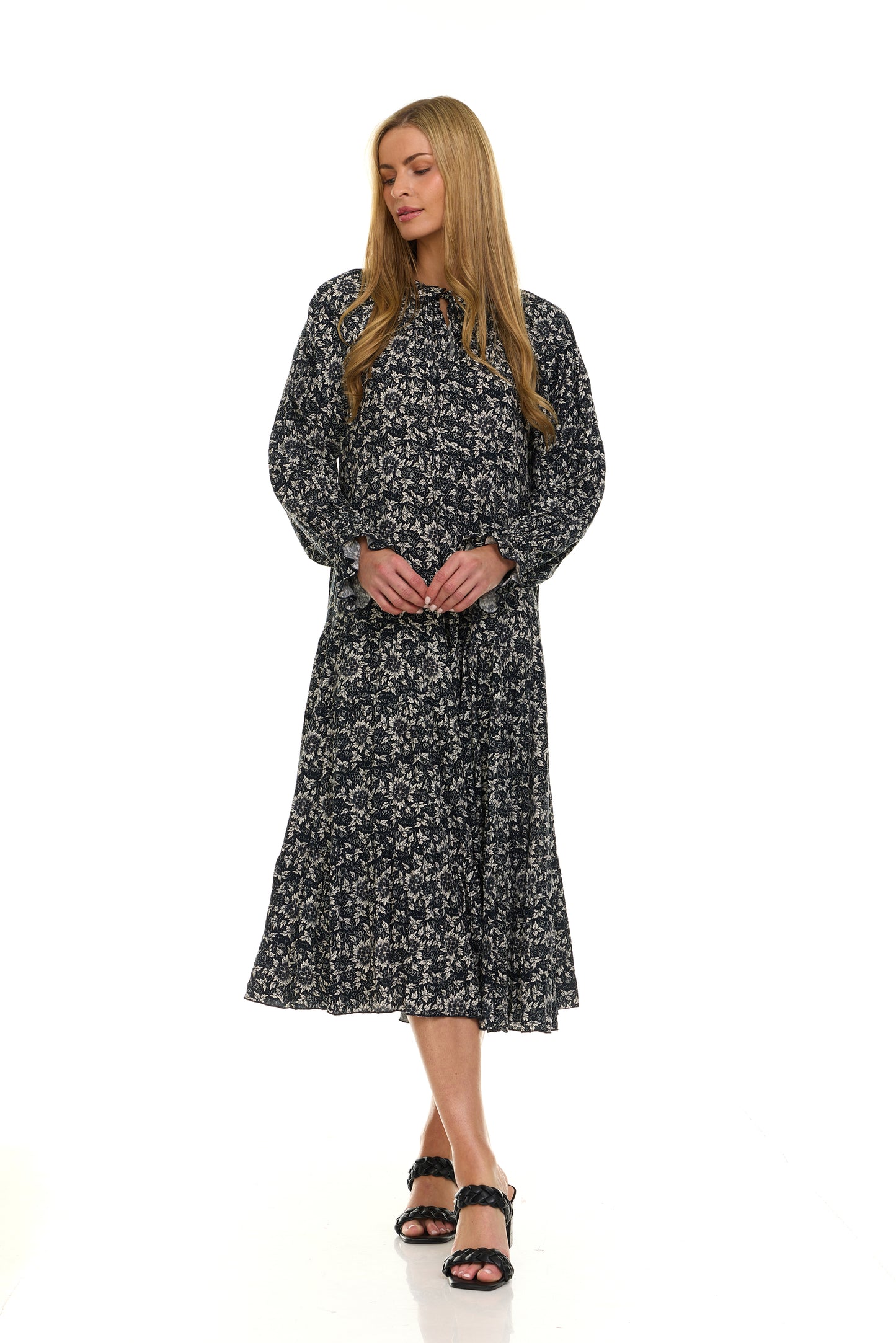 SOHO GLENDALE DRESS - BLACK/WHITE