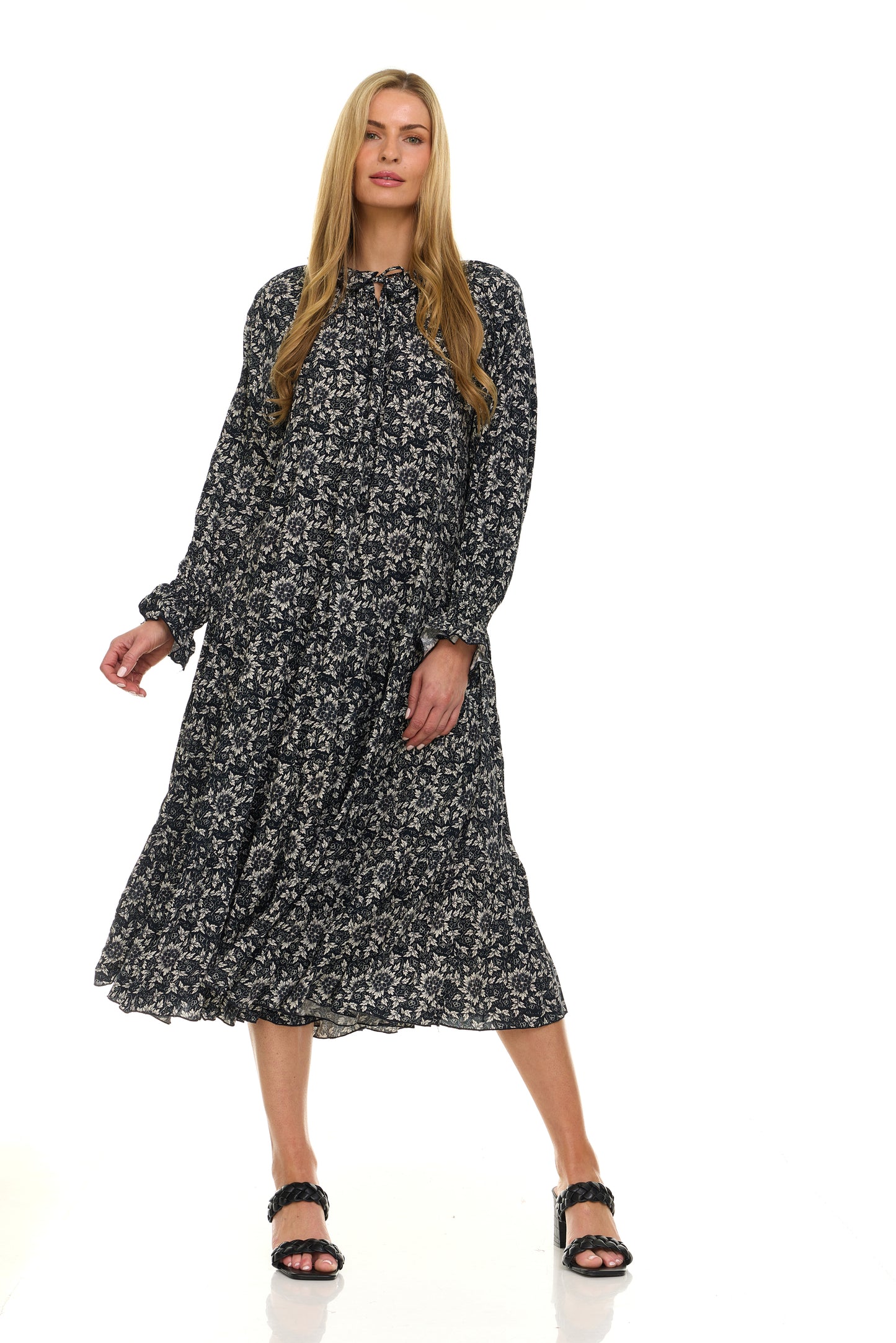SOHO GLENDALE DRESS - BLACK/WHITE