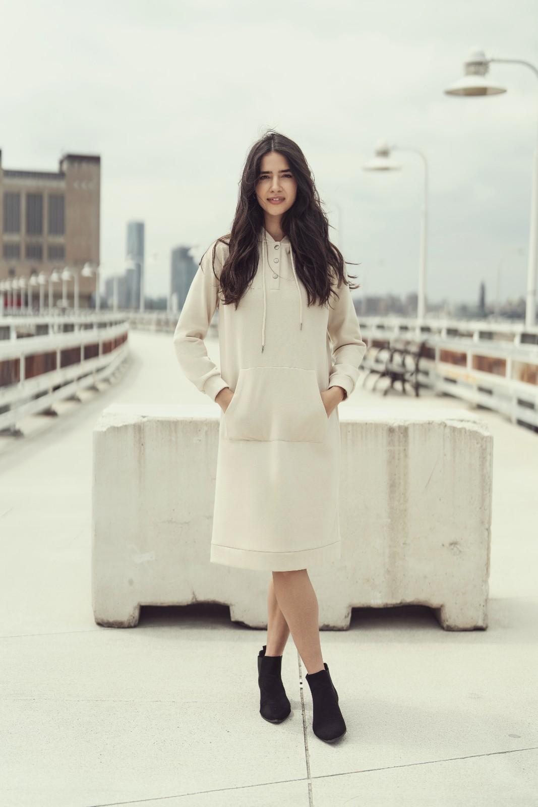SARA HOODIE DRESS