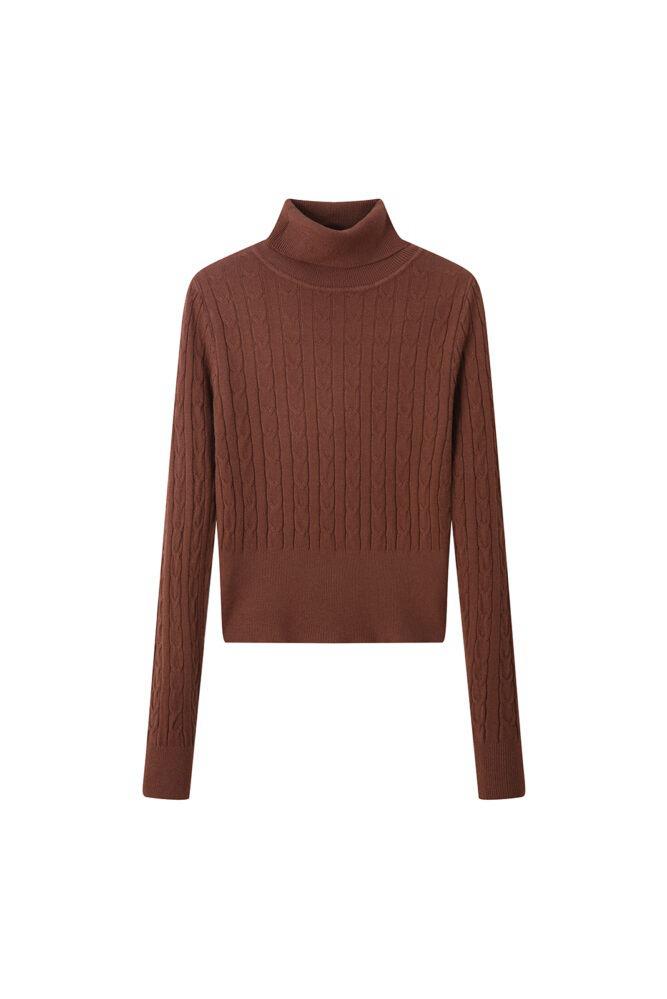 CB - KNITTED TOP WITH BRAID TEXTURE