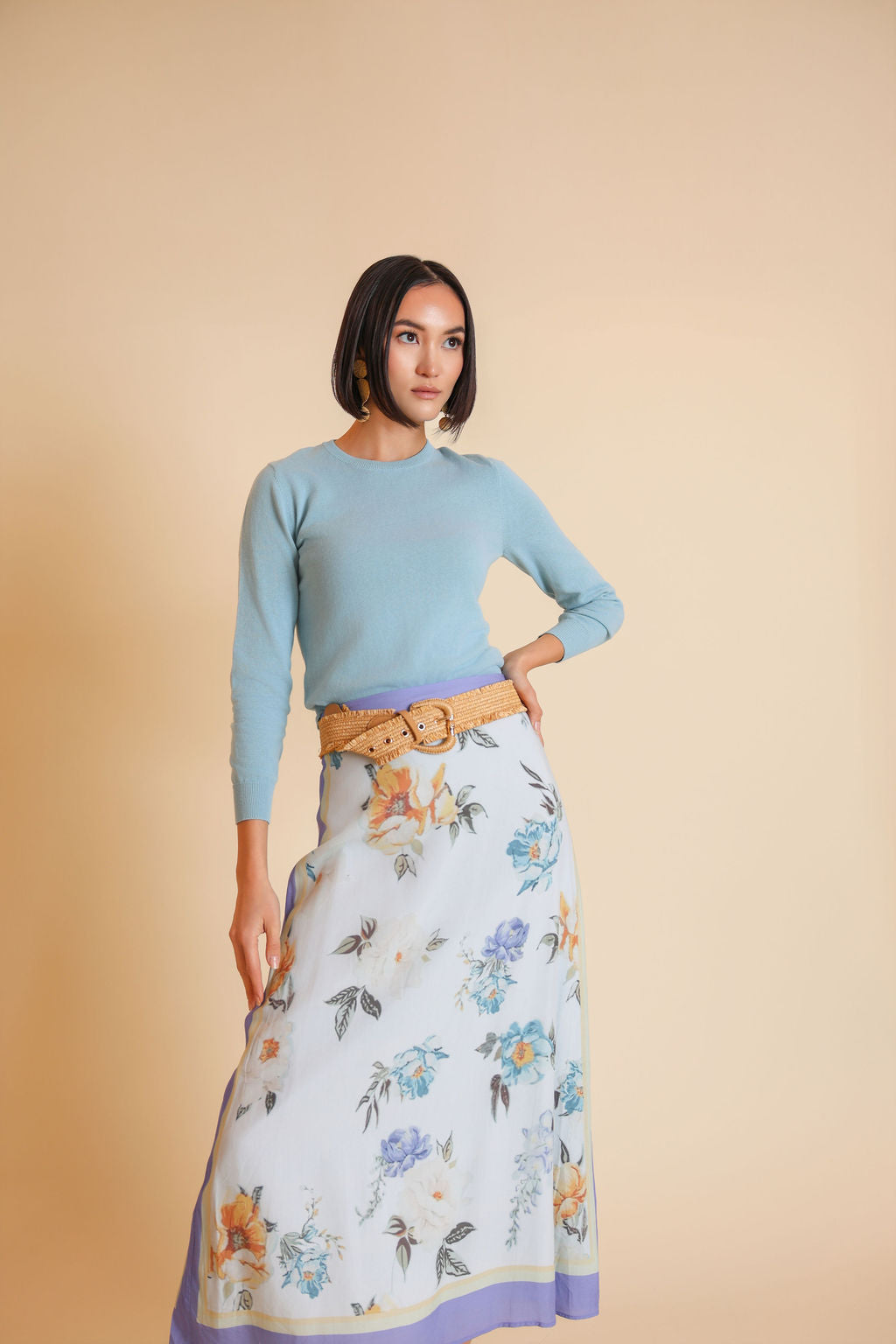 GEORGETTE - DIANE CREW NECK