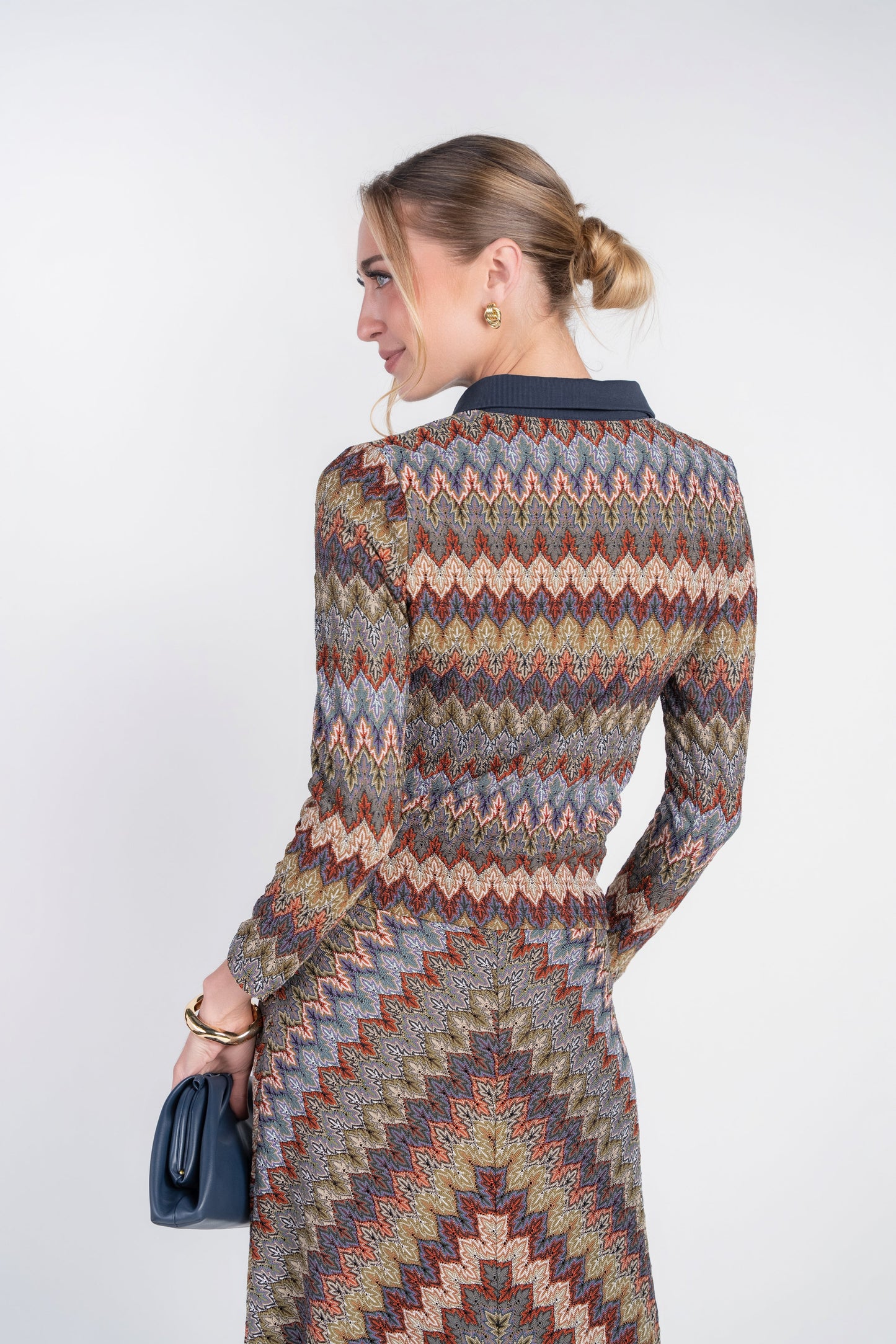 ALV - CHEVRON POLO TOP