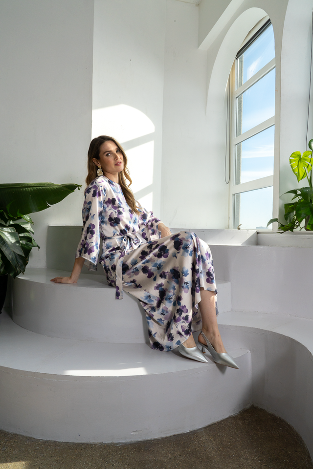 VERA DRESS - IVORY FLORAL