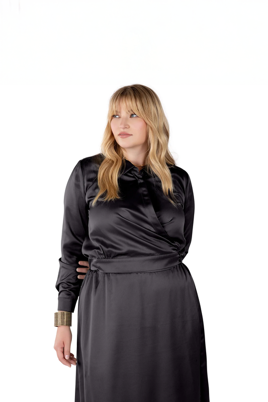 CODE APPAREL - WRAP BLOUSE