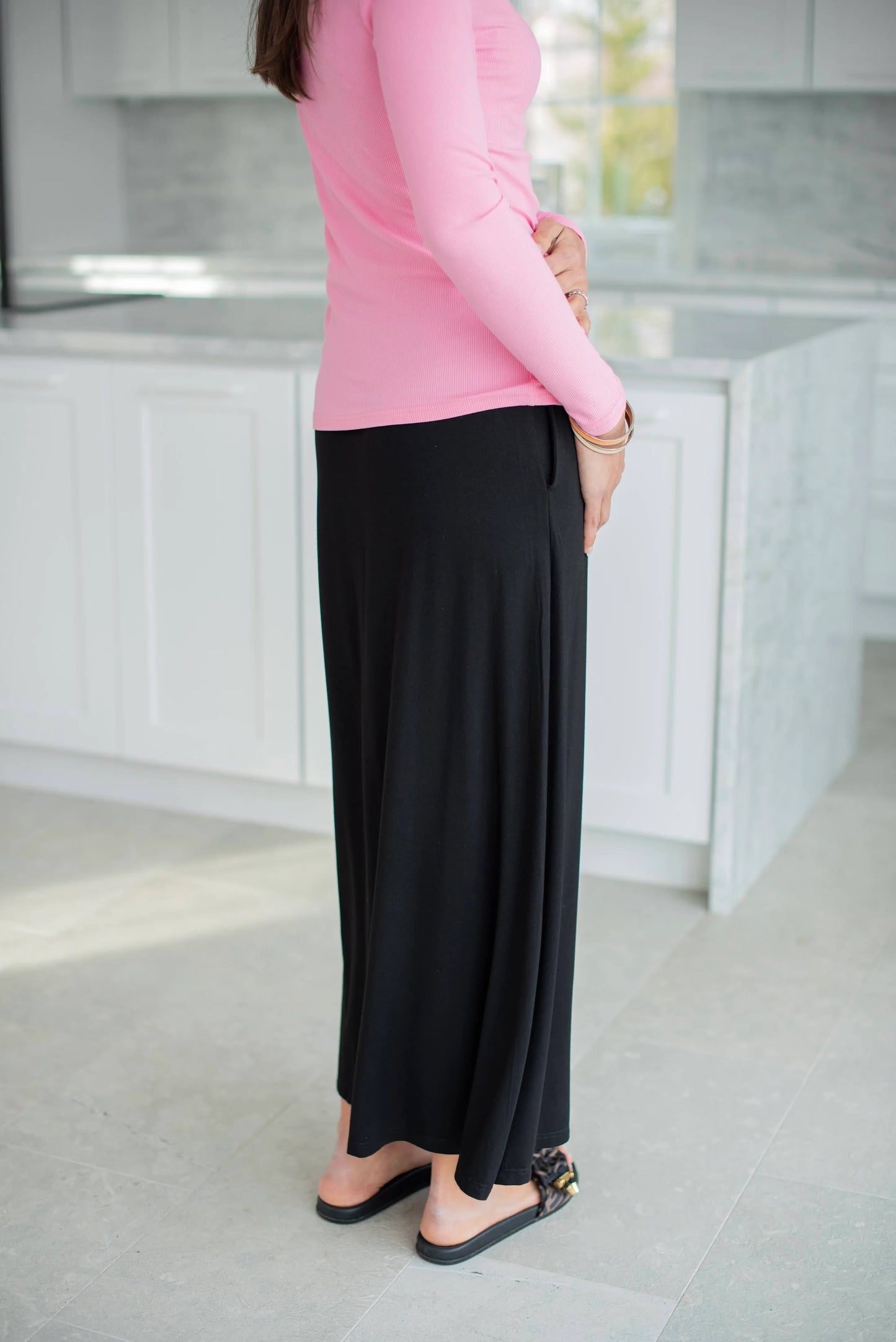 MAYAS - MODAL FLOWY MAXI SKIRT
