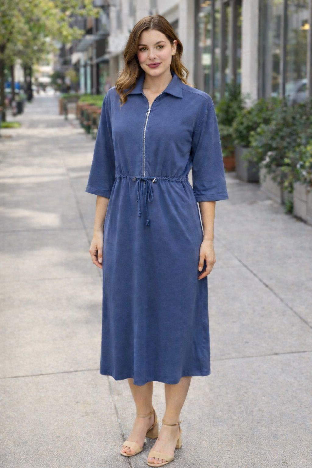 STORY - T-SHIRT DRAWSTRING DRESS