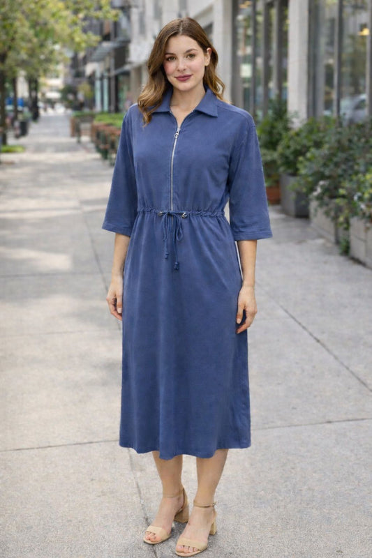 STORY - T-SHIRT DRAWSTRING DRESS