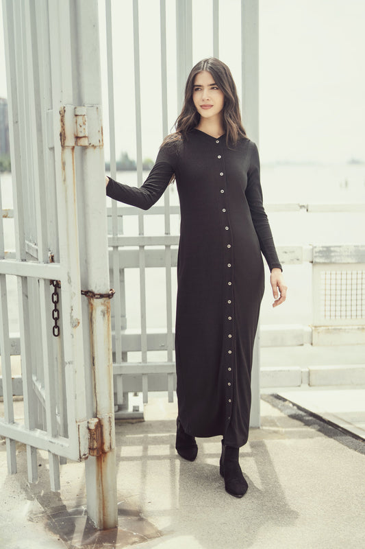 ALEXA DRESS - RIB