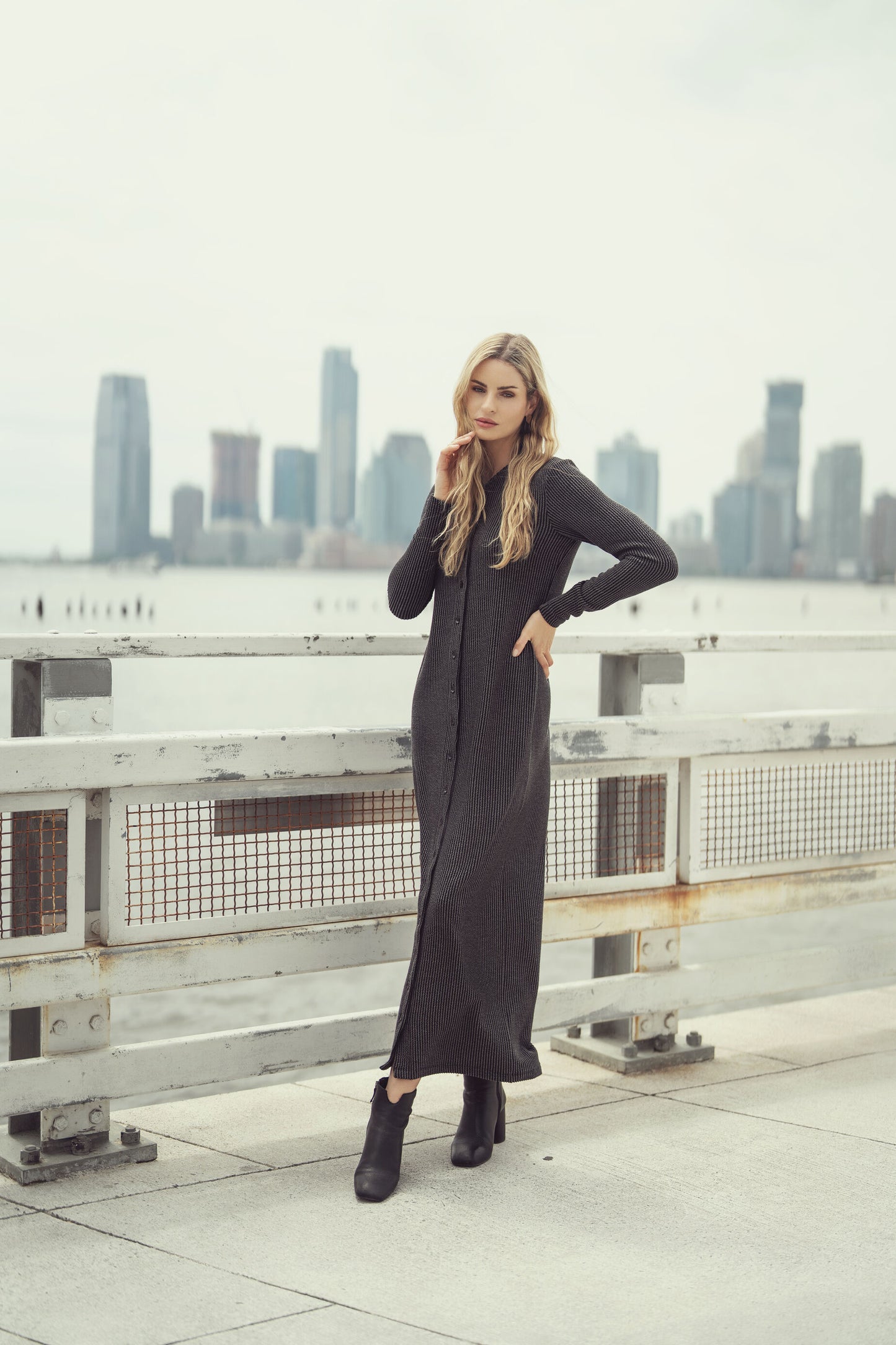 ALEXA DRESS - RIB