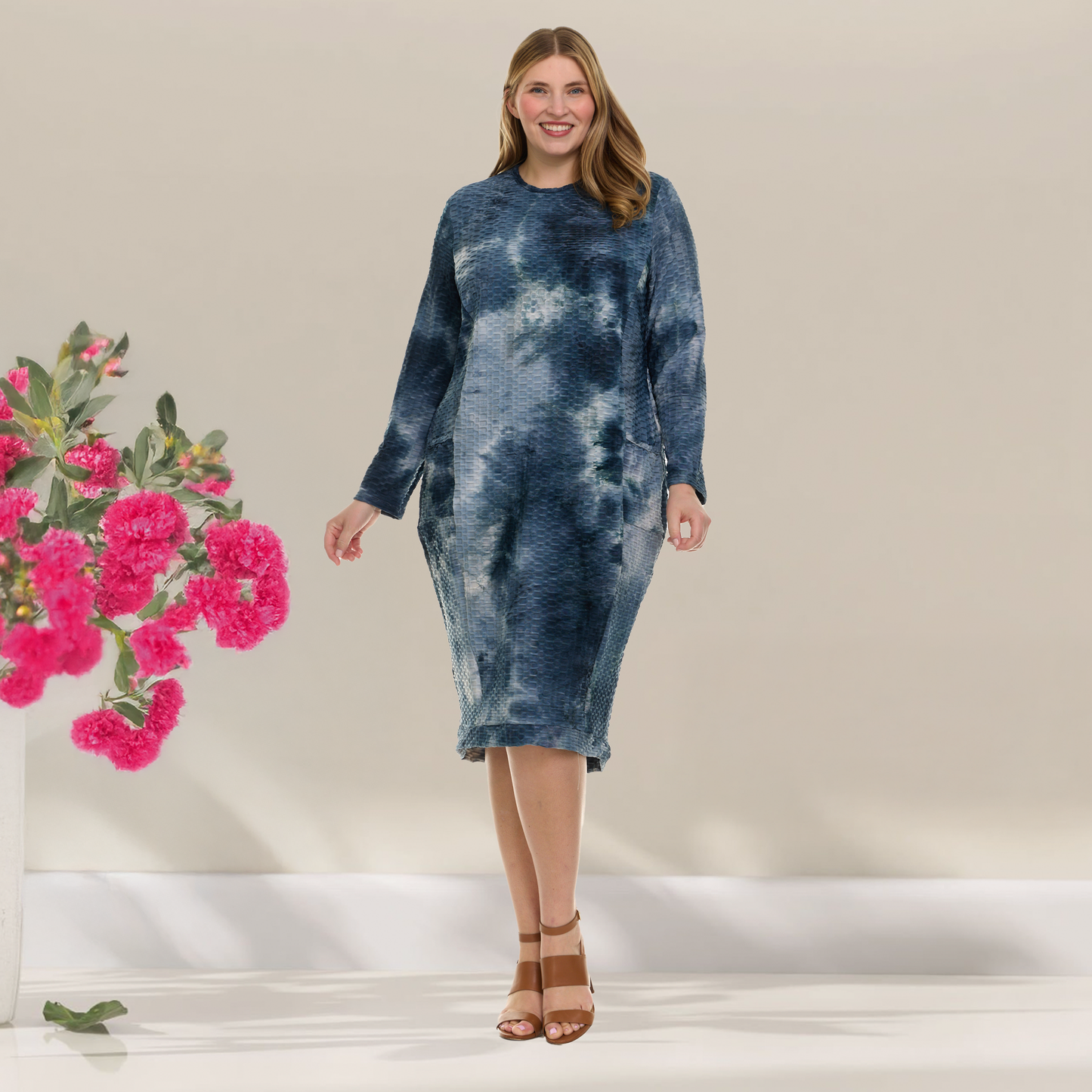ALICE DRESS PLUS - HONEYCOMB
