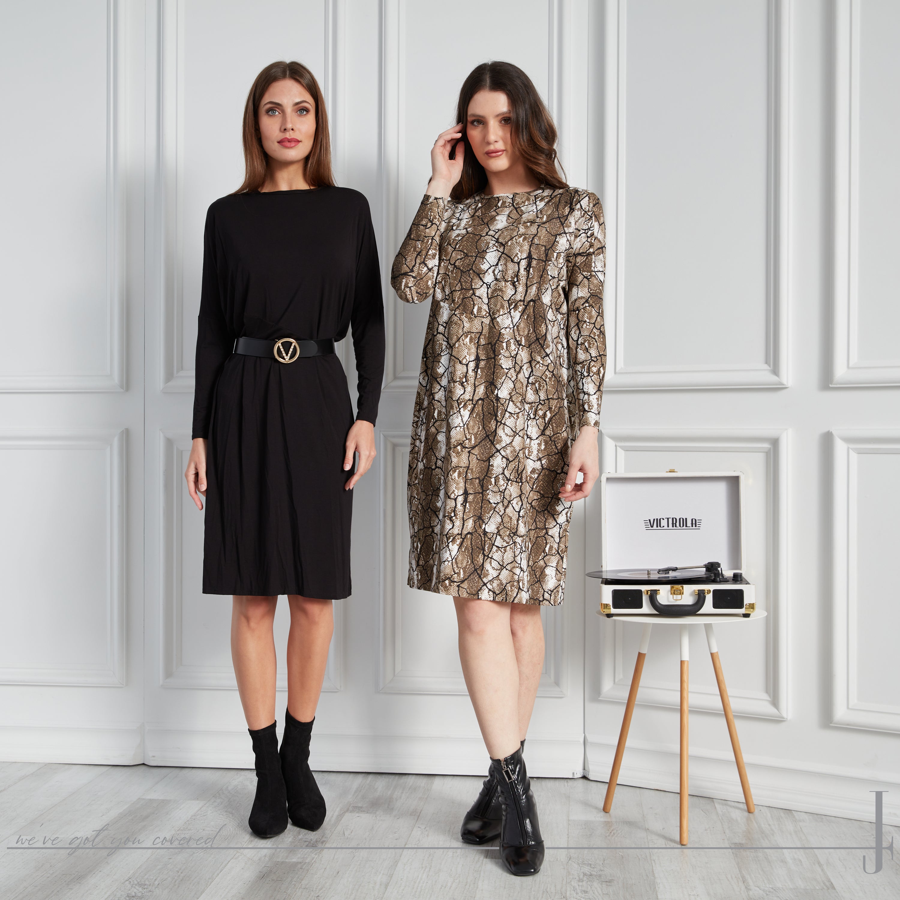 AVERY - TAUPE PRINT
