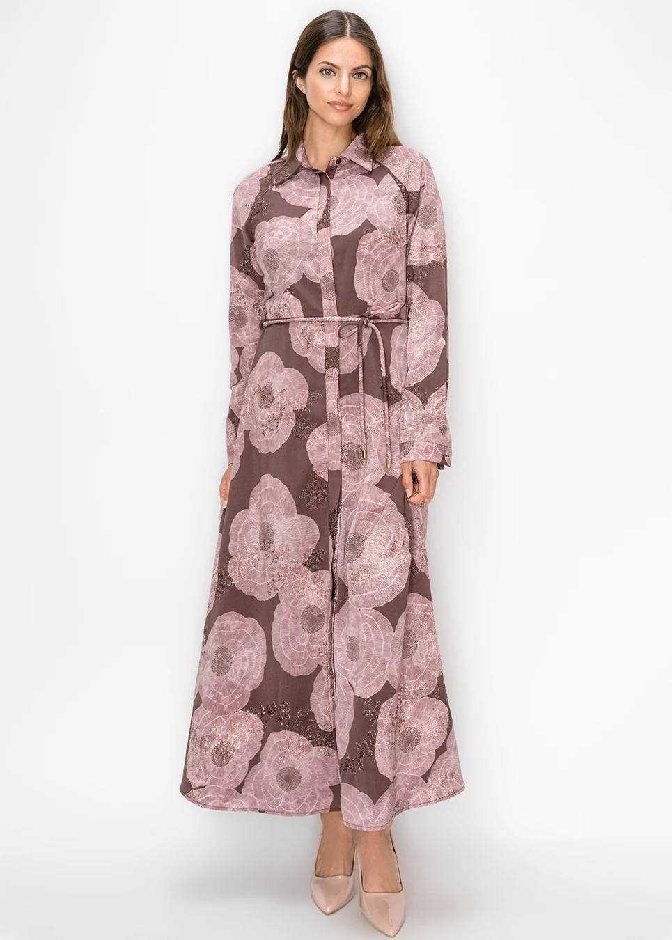 YAL - FLORAL EMBELLISHED DRESS