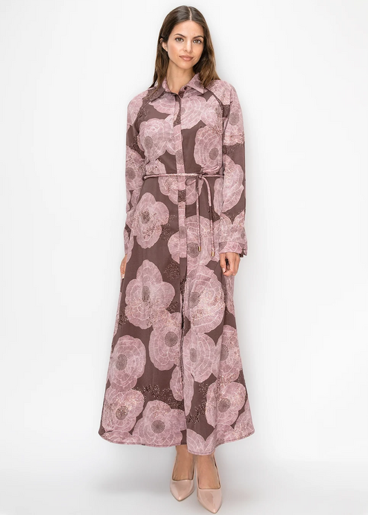 YAL - FLORAL EMBELLISHED DRESS
