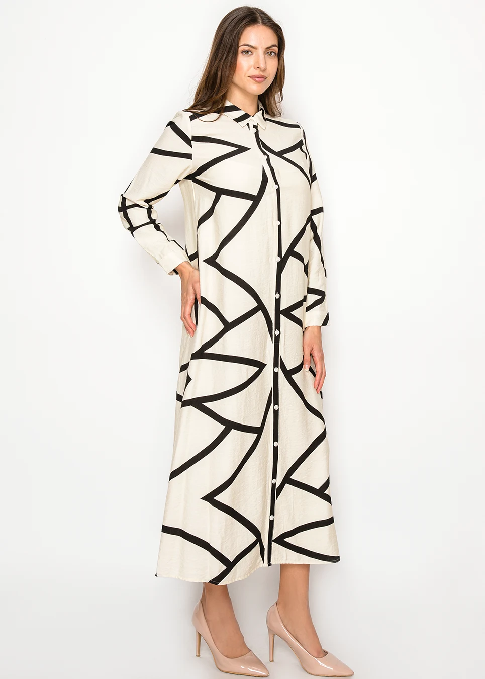 YAL - MARBLE PRINT DRESS