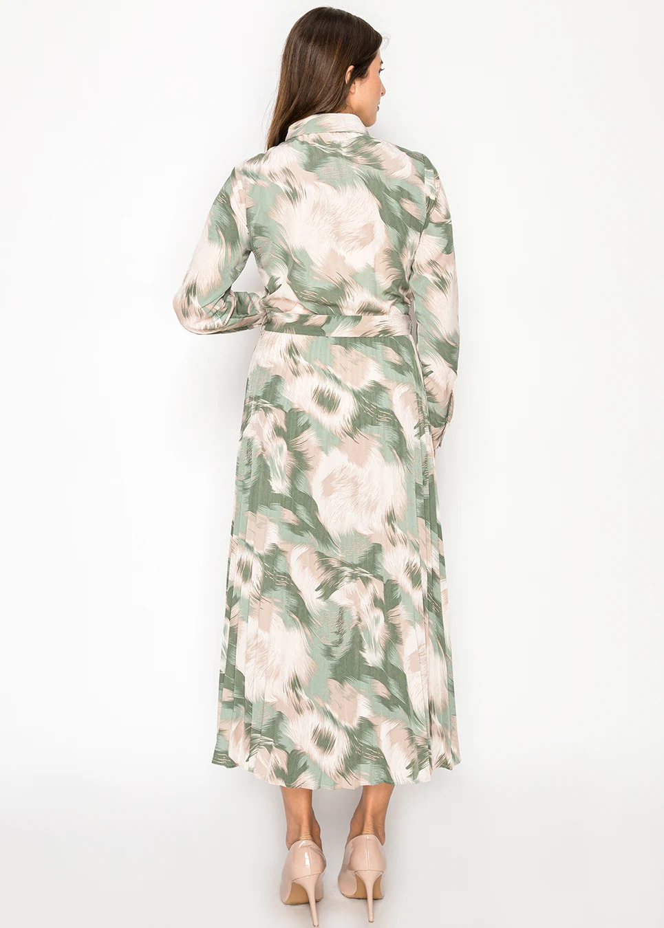 YAL - GEO PRINTED SHIRT DRESS