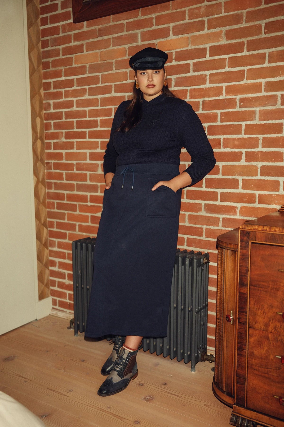 CODE - CARGO SWEAT SKIRT