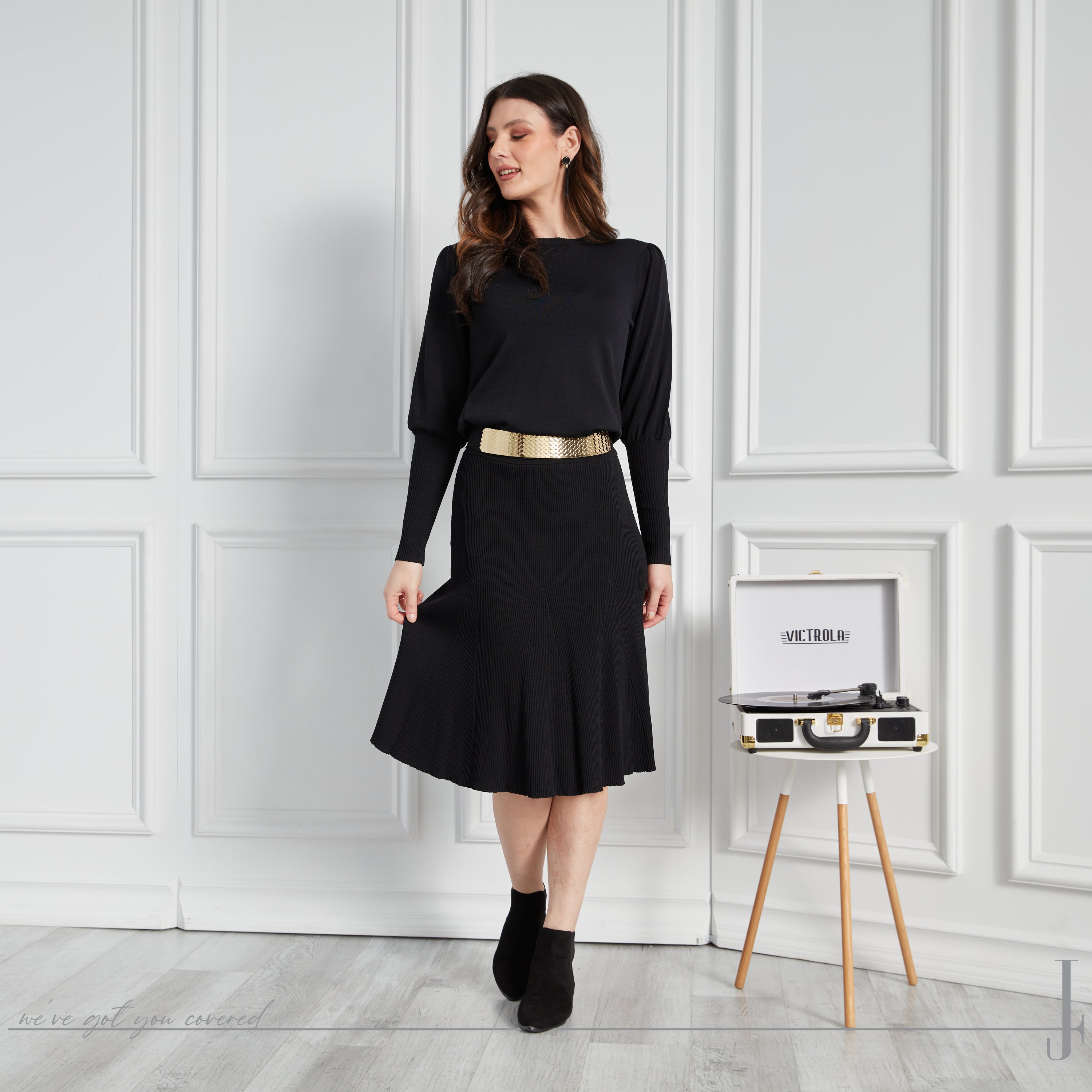HAZEL TOP - BLACK