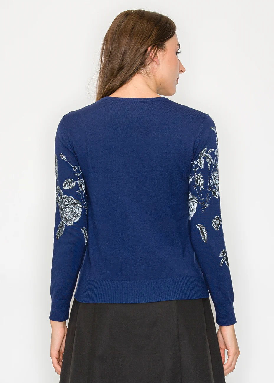 YAL - FLORAL SWEATER