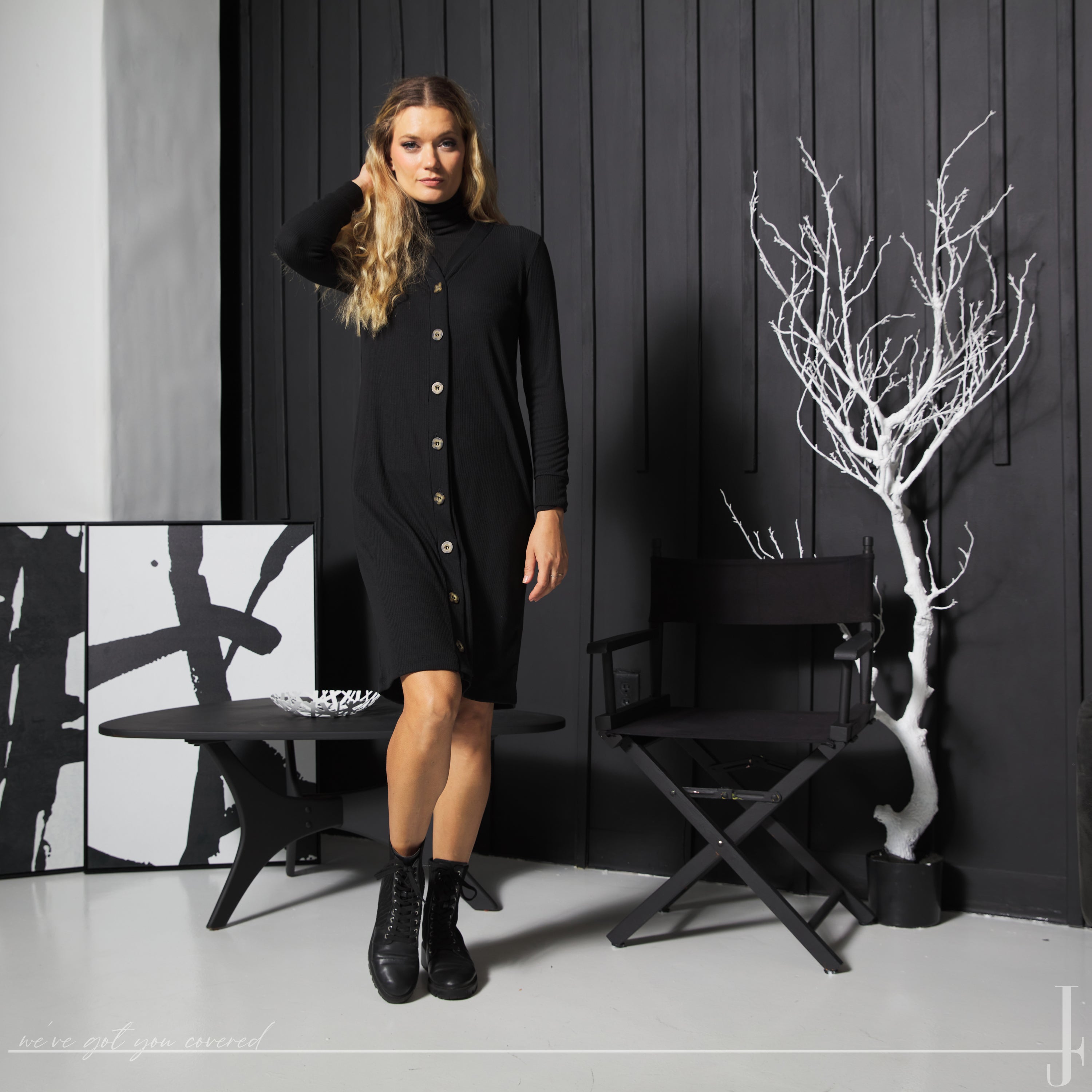 JUDITH TURTLENECK - BLACK