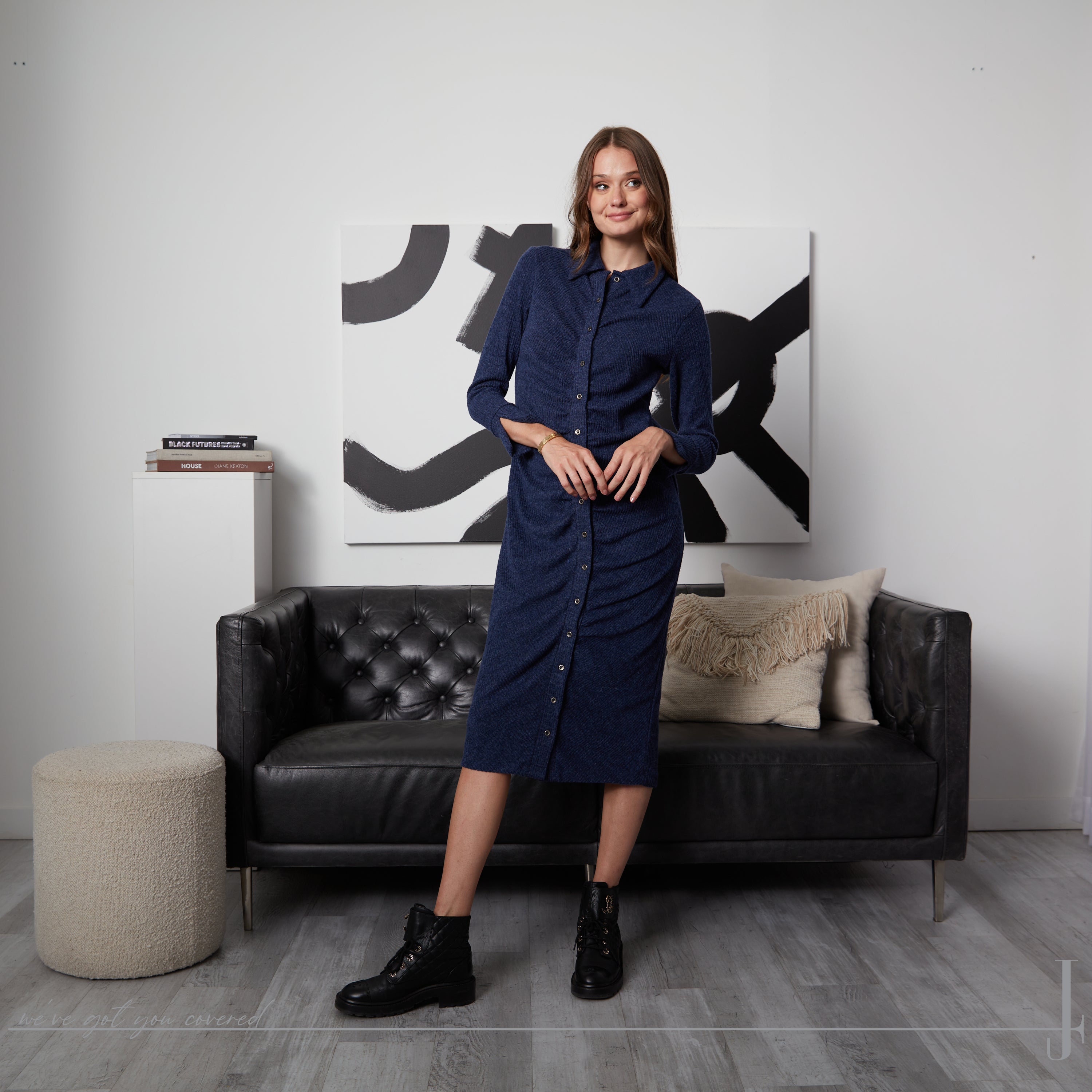 MIRIAM - NAVY SWEATER