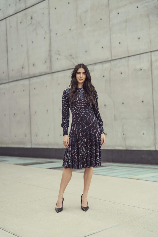SHARON DRESS - PURPLE
