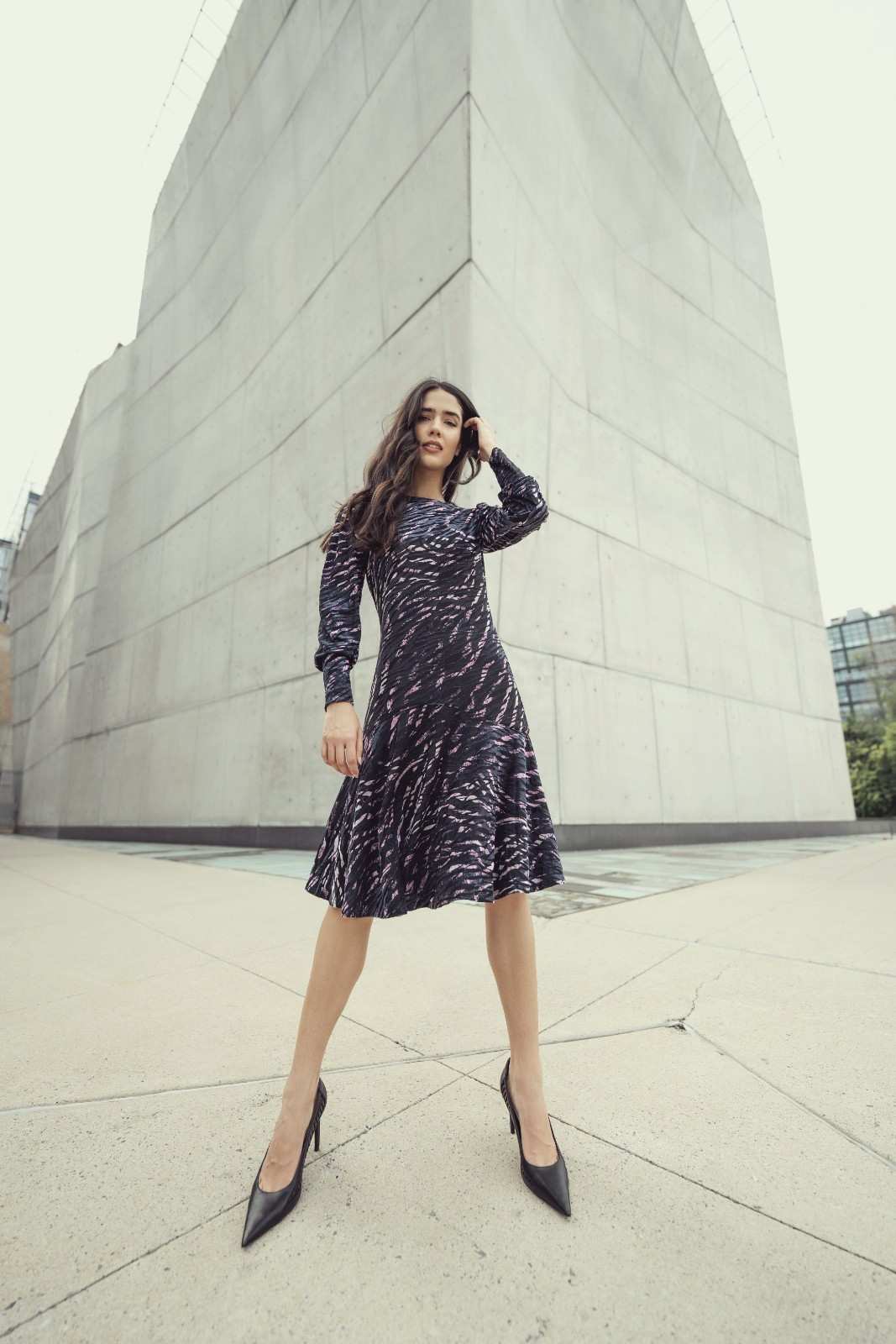 SHARON DRESS - PURPLE