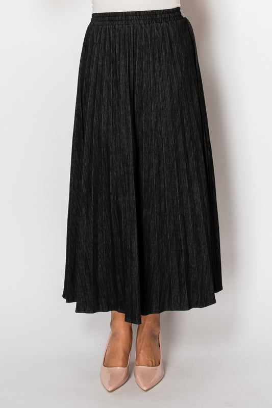 YAL - PLEATED COVER WAIST SKIRT