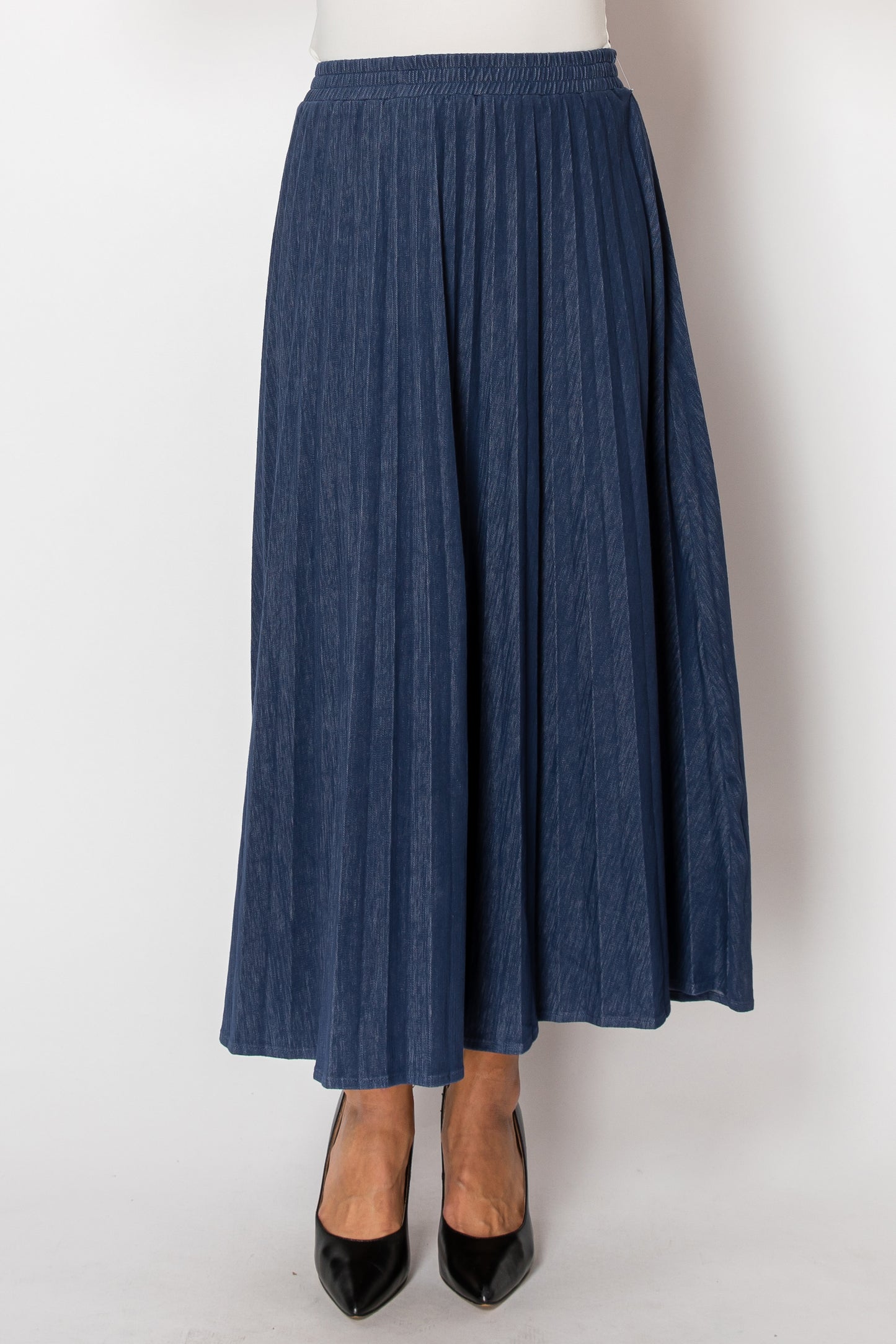 YAL - PLEATED COVER WAIST SKIRT