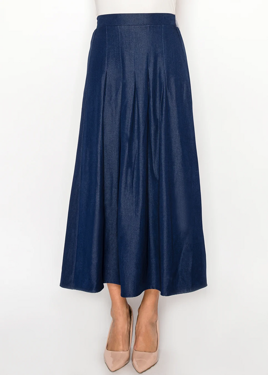 YAL - BOX PLEAT SKIRT