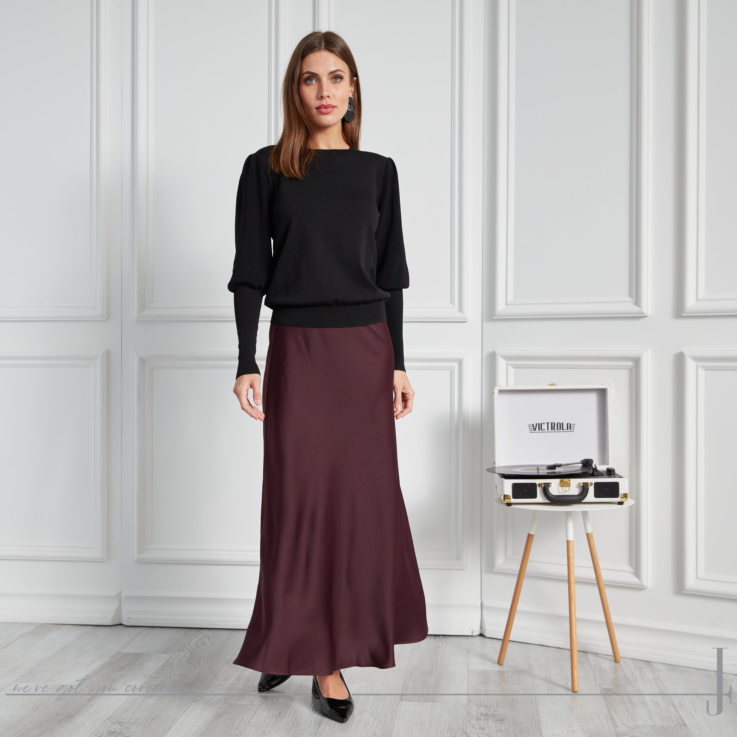 スカート Perfume Closet Side Pleats Skirt W ZIP SKIRT(36 WHITE): BOTTOMSjosemoon