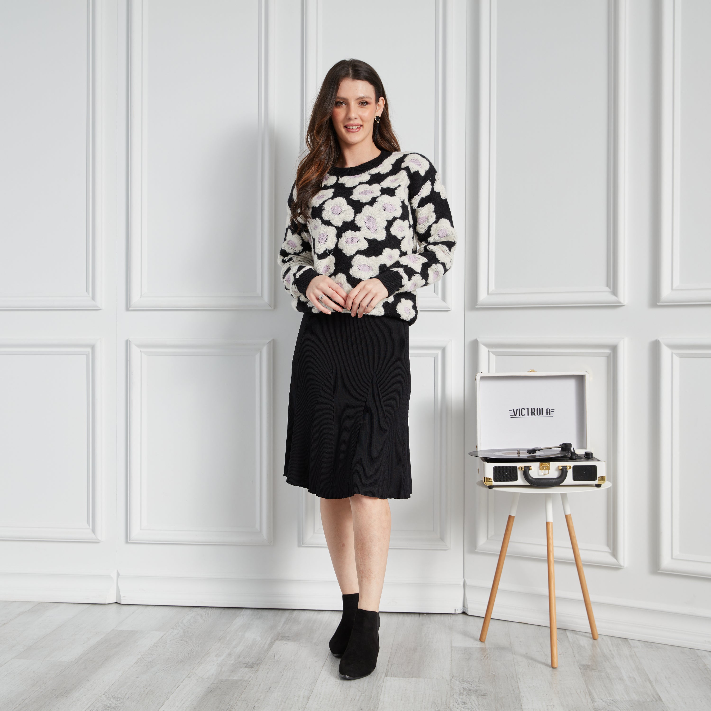 SOHO FLORAL SWEATER