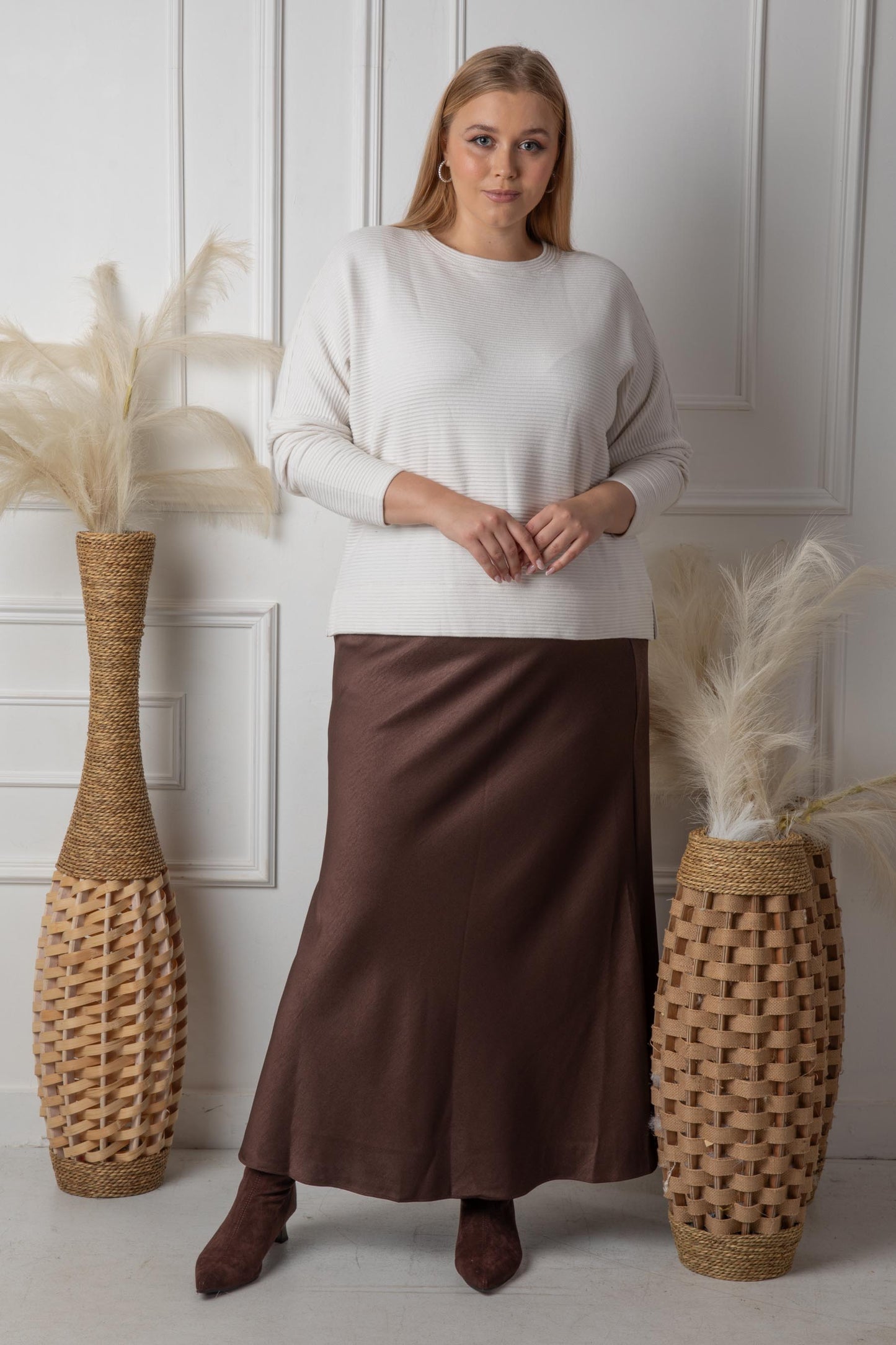 COSMO SKIRT PLUS - CHOCOLATE