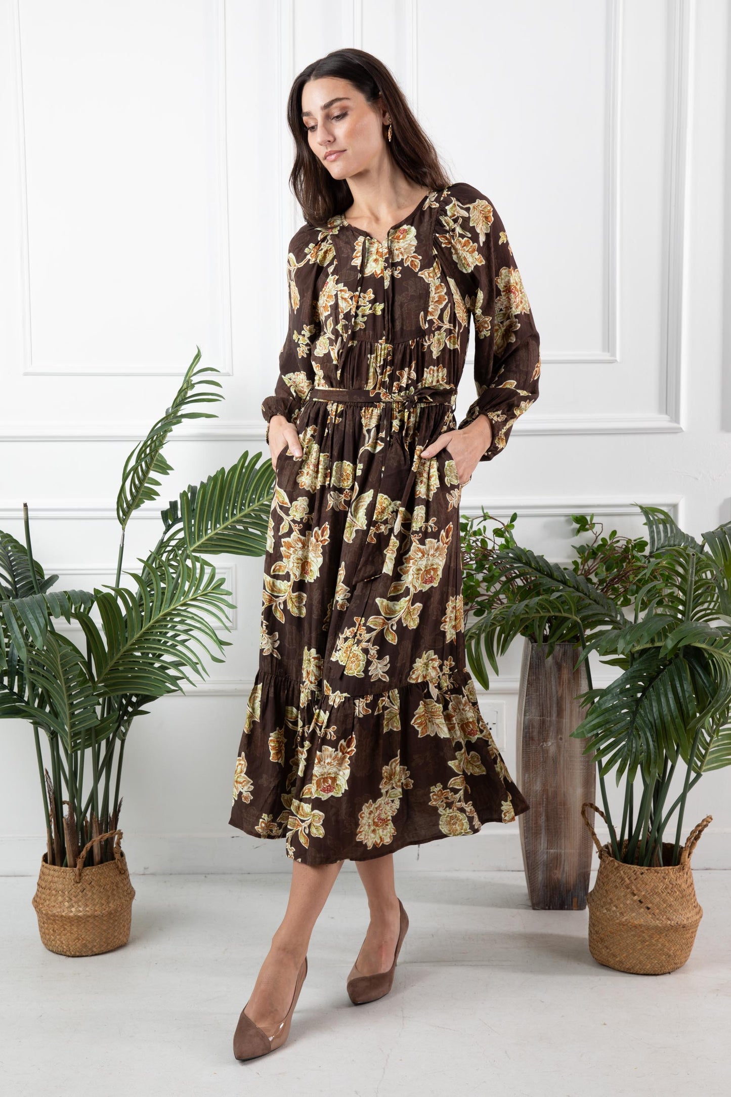 SOHO MARSALA DRESS