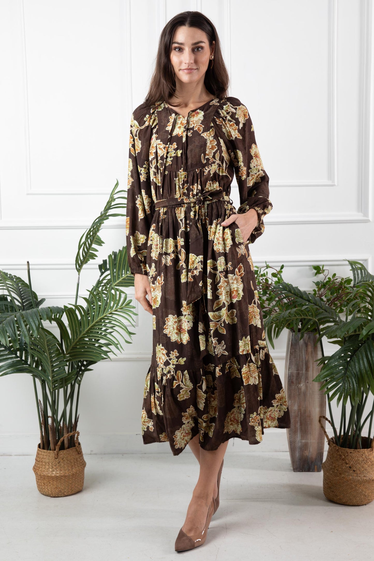 SOHO MARSALA DRESS