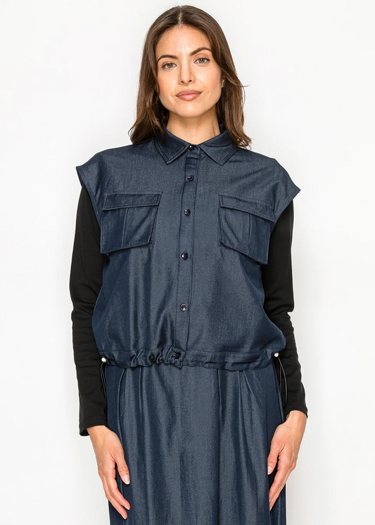 YAL - POCKET DENIM VEST