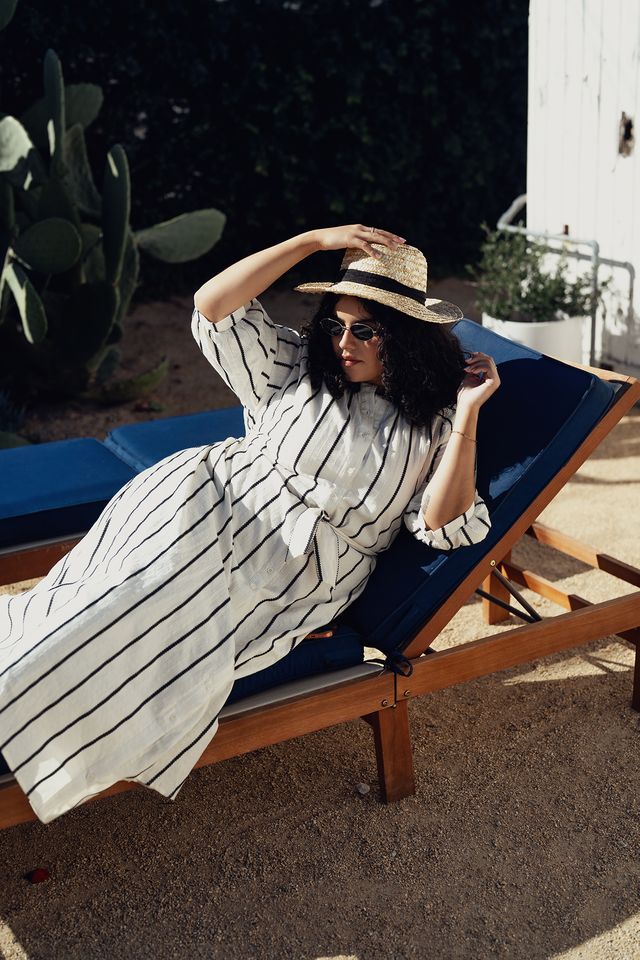 CODE - THE STRIPED SHIRT DRESS