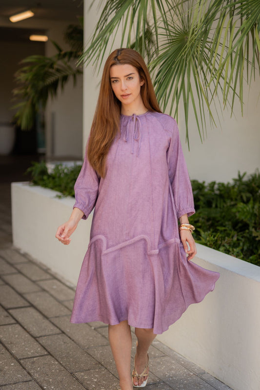 SEWLIP - DRAWSTRING DRESS