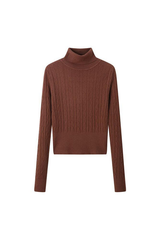 CB - KNITTED TOP WITH BRAID TEXTURE