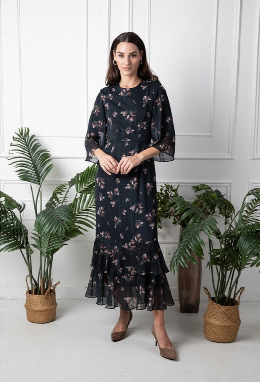 BELLA K. DRESS - TEAL