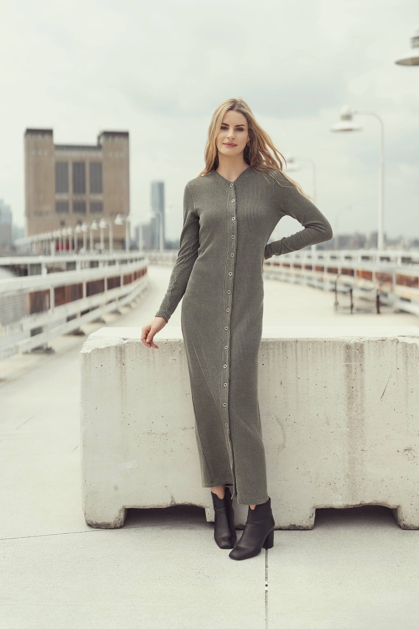 ALEXA DRESS - RIB