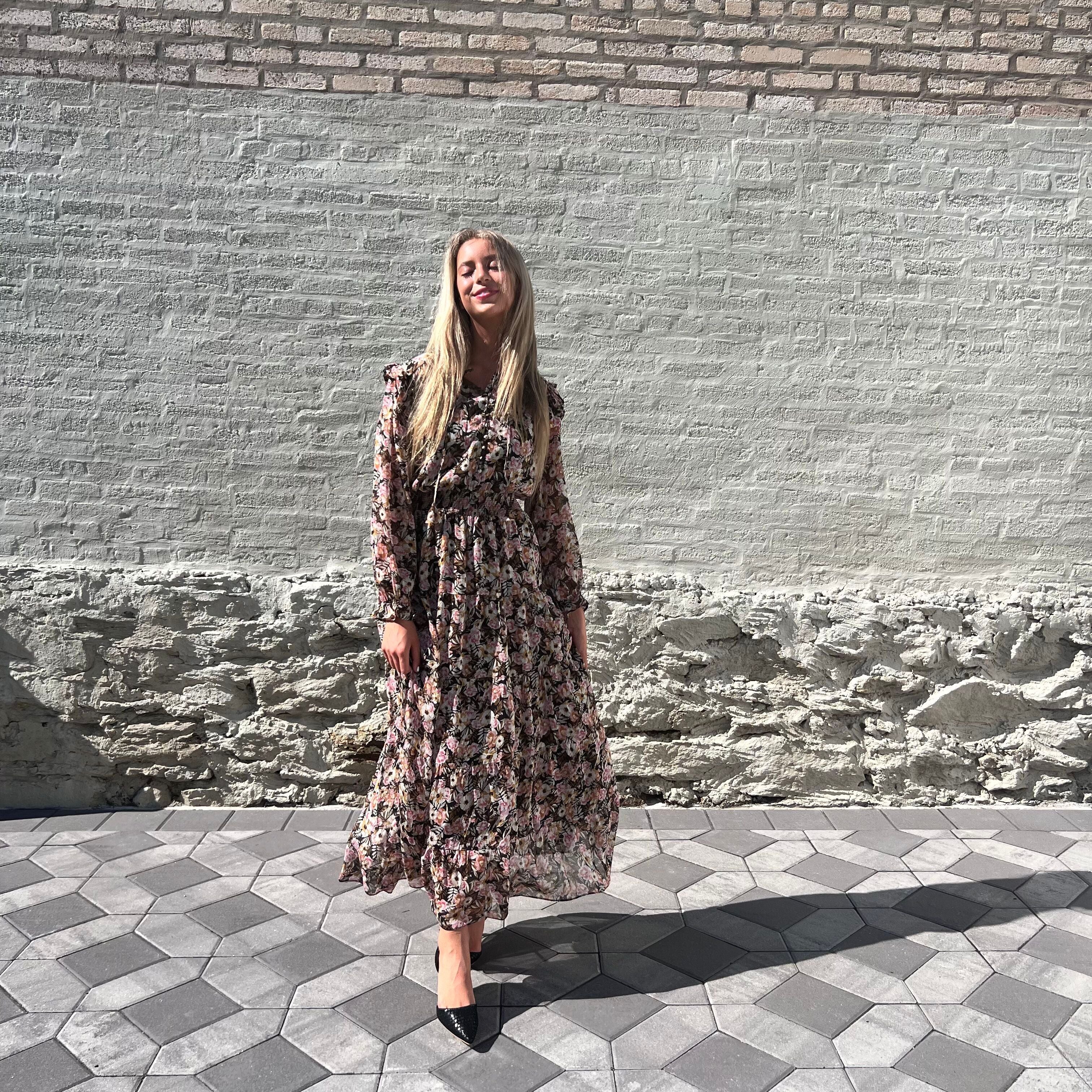 SOHO DARK FLORAL DRESS
