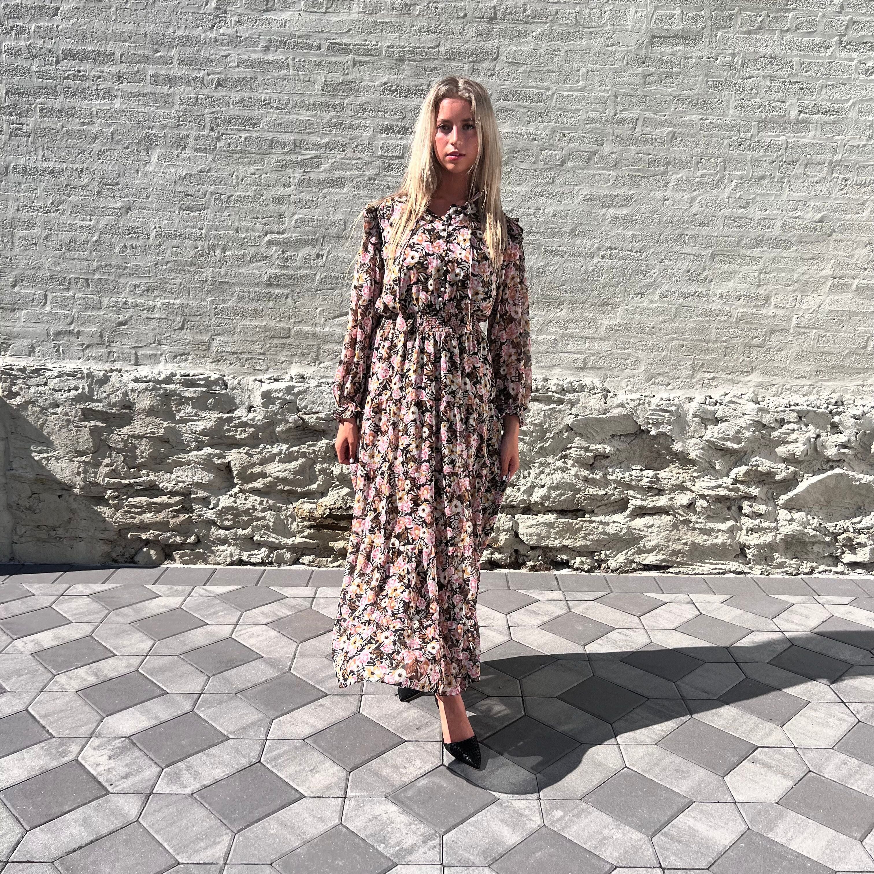 SOHO DARK FLORAL DRESS