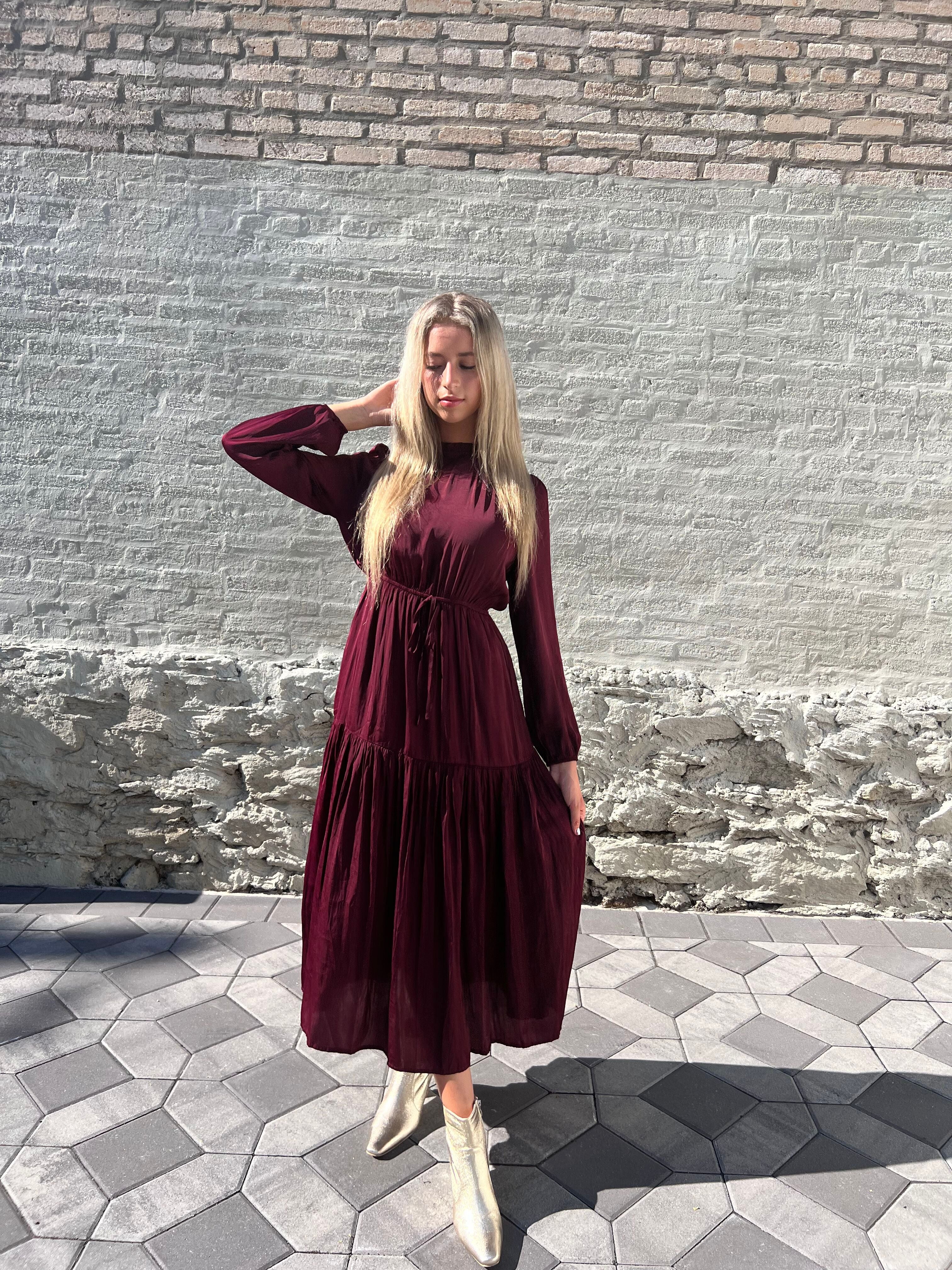 SOHO BOLIVIA DRESS - WINE