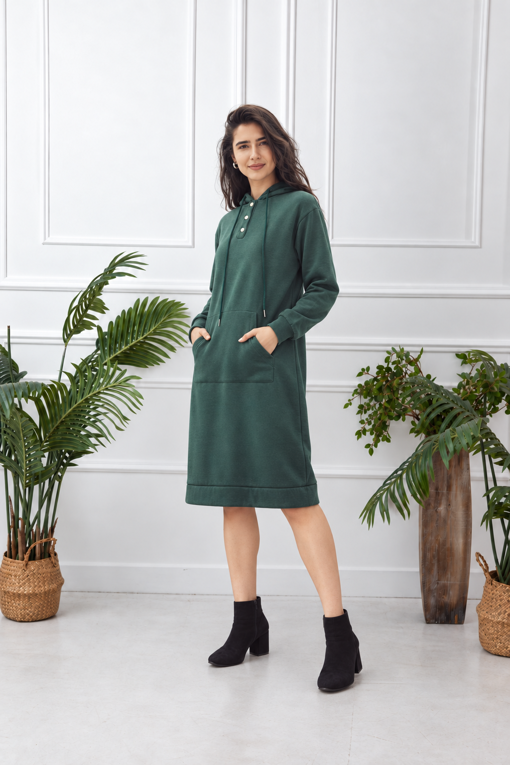 SARA HOODIE DRESS