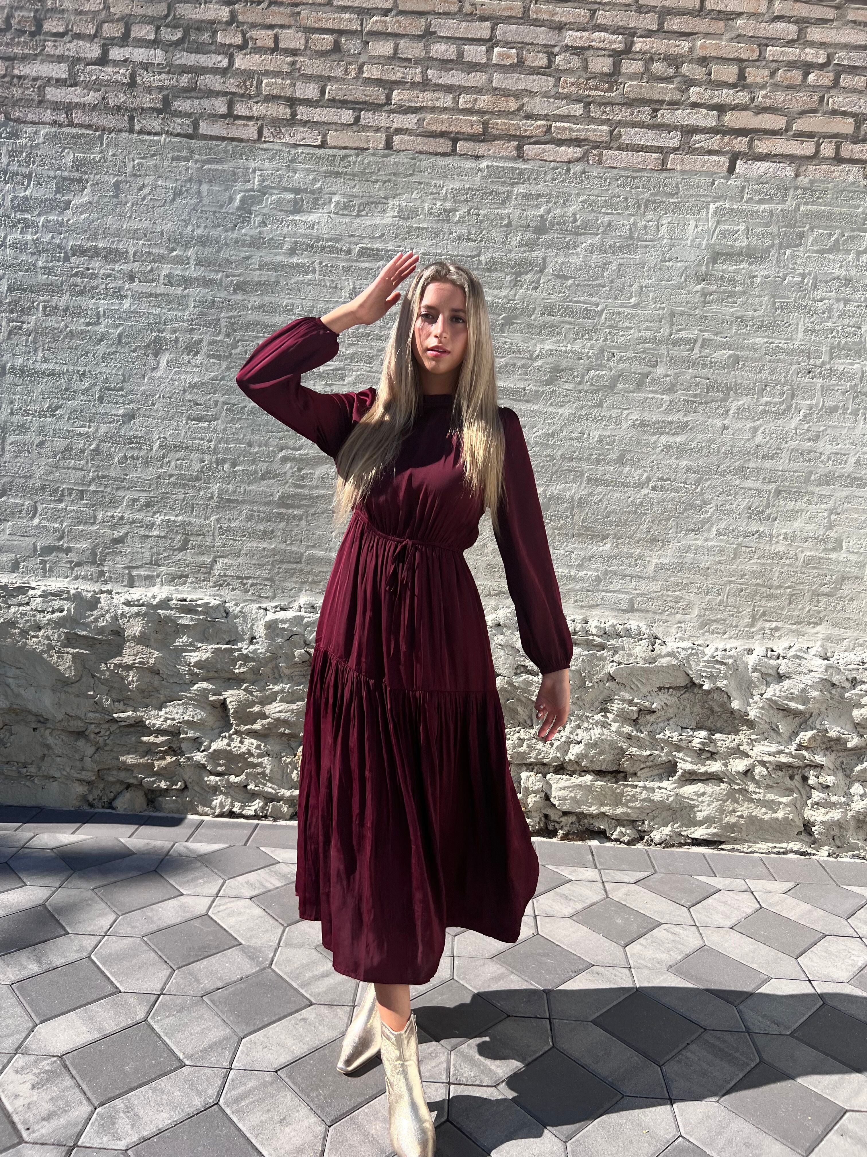 SOHO BOLIVIA DRESS - WINE